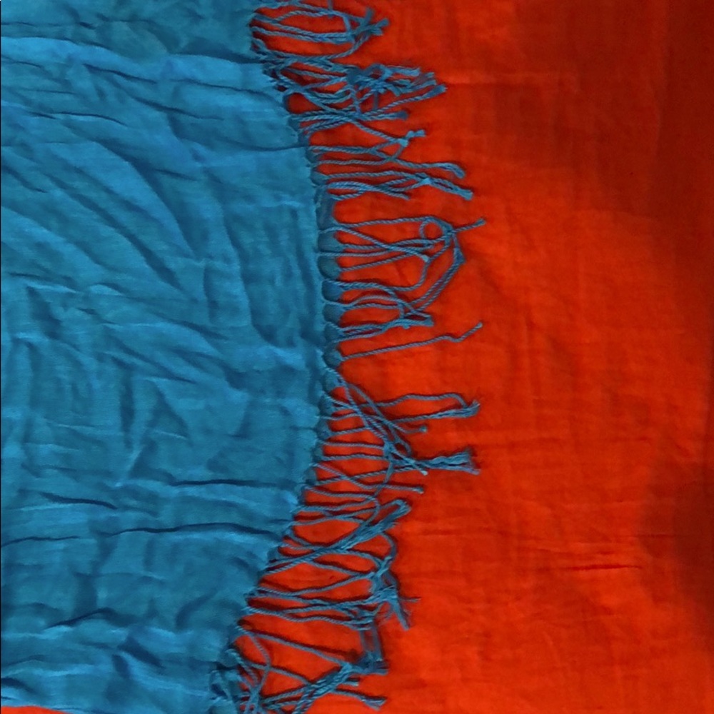 Teal scarf